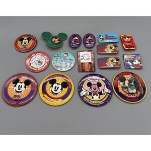 Disney World Disneyana‎ Convention Lot Mickey Pin Log of 16